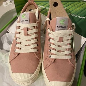 Cariuma rise canvas sneakers.